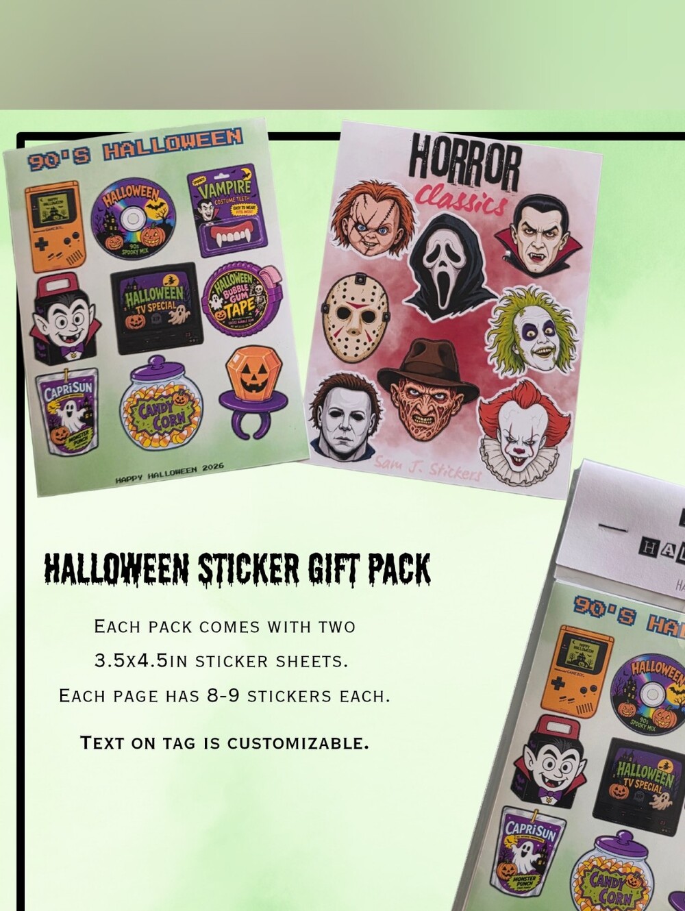 Halloween Sticker Gift Pack